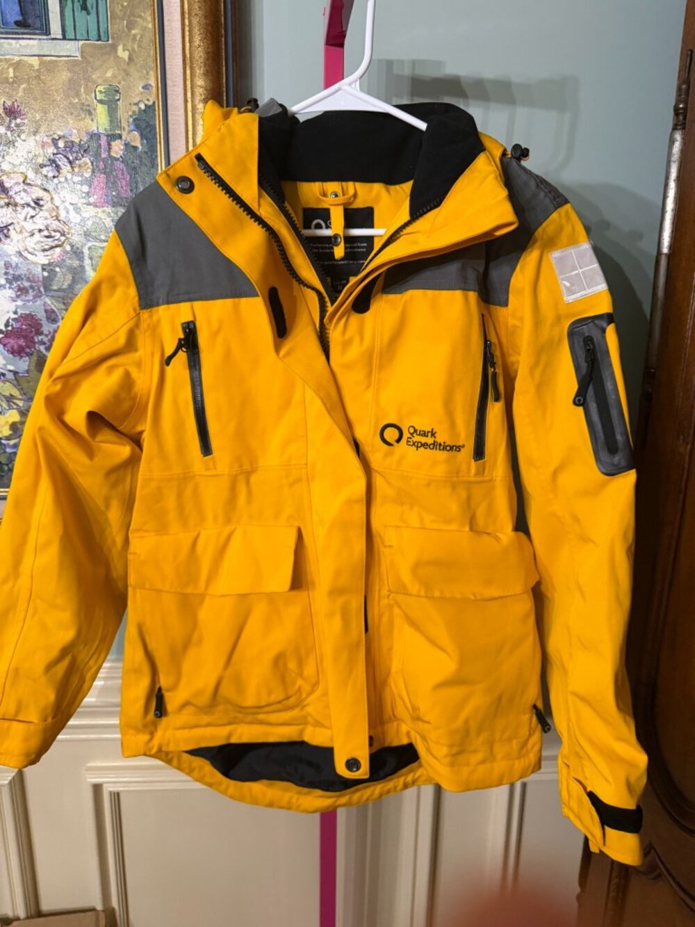 Quark Expeditions Yellow Polar Jacket Women’s M
